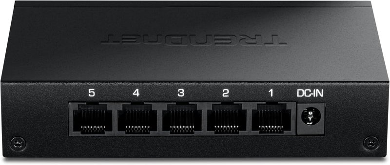 Trendnet 5-Port 2.5Gb Switch, TEG-S351, 5 x 2.5G RJ45 Ports, 25Gbps Switching Capacity, NDAA + TAA Compliant, Ethernet Splitter, for Game Console, NAS, PC, Lifetime Protection - Image 2